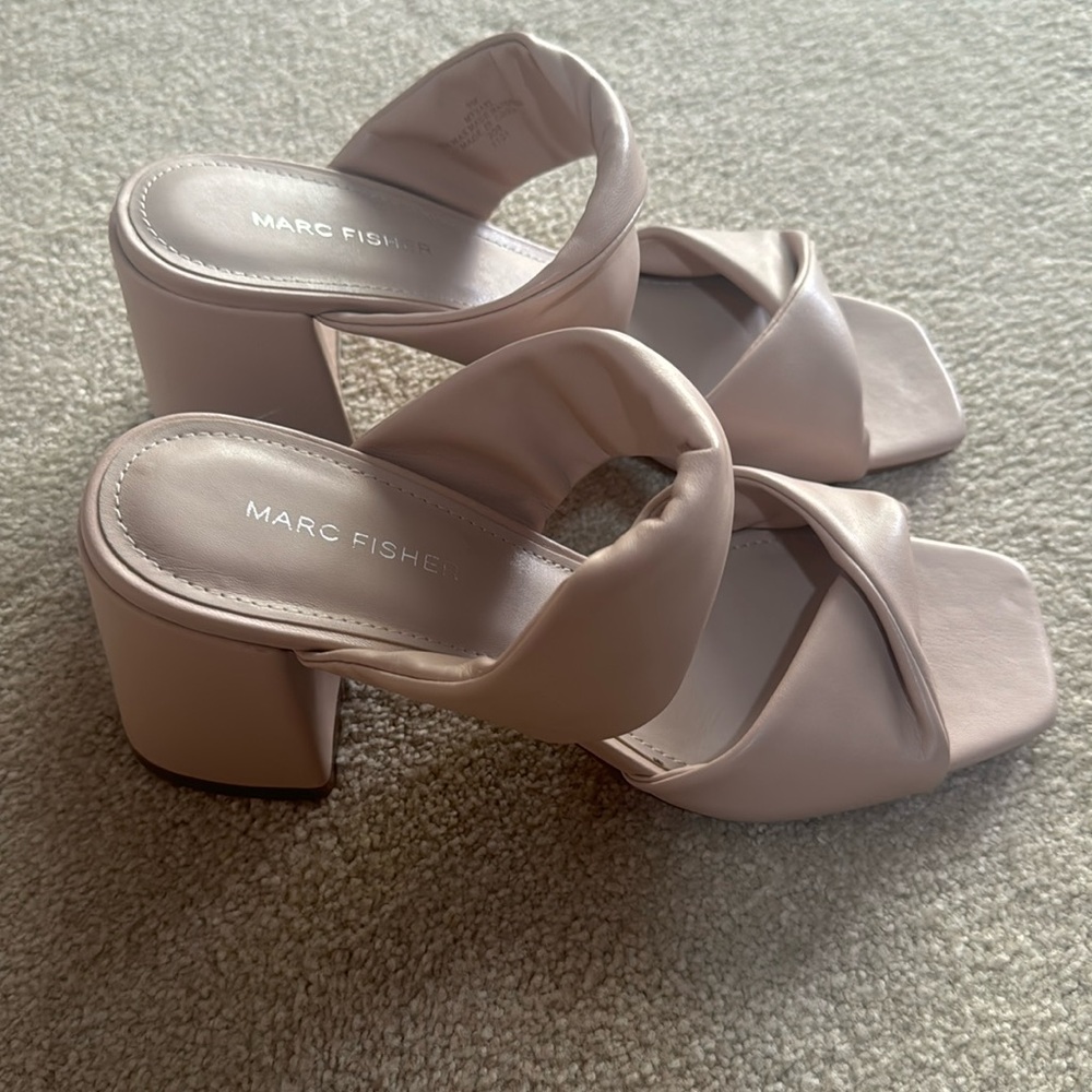 Marc Fisher chunky heel sandals